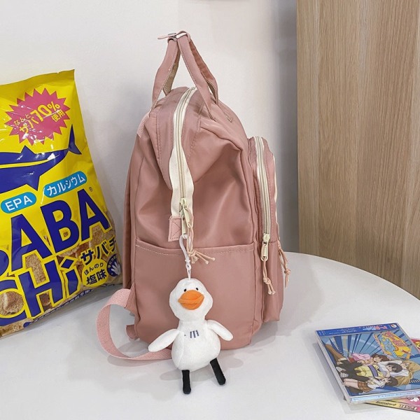 Kids Child Backpack Toddler School Bag High School Student Female Korean College Couple Violet
