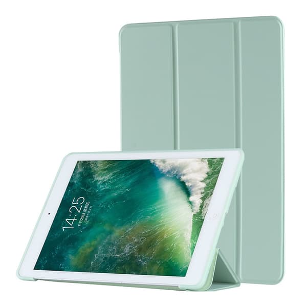 Etui til iPad 10.2\"/10.5\" Matcha Grøn side sticker honeycomb tri fold sleep soft