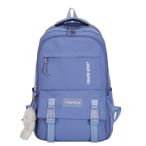 Ryggsäck för män axelväska High School Stor kapacitet ryggsäck Blue 31*45*16cm