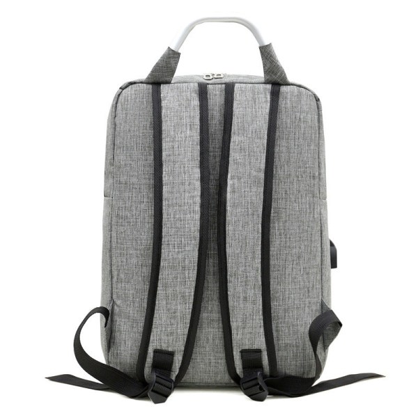 Kouluopiskelijareppu College Bookbag Matkalaukku Tietokone monitoiminen vapaa-aika Light gray