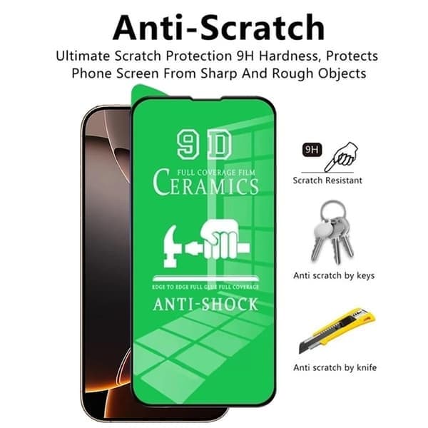 Skjermbeskytter for iPhone 16 Pro, klar, 4 stk. For iPhone 16 Pro 4 Pieces