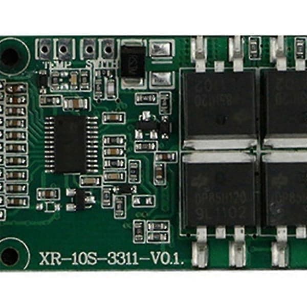 BMS 10S 36V 15A 18650, Litiumbatteriladdningsskyddskort PCB PCM Gemensam Port för Elscooter E