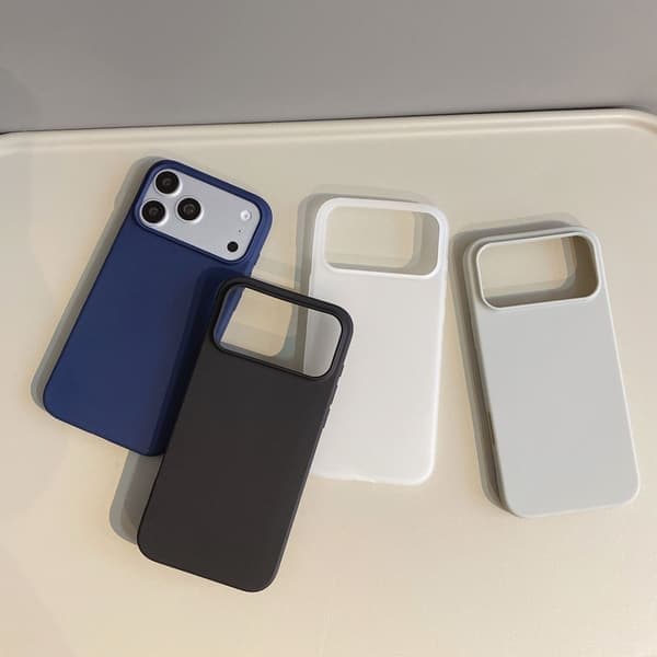Silikone telefoncover til iPhone 17 Pro, stødsikkert, TPU, himmelblå Sky blue iPhone 17 Pro