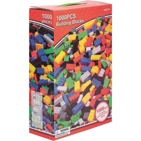Pakke med 1000 byggeklodser