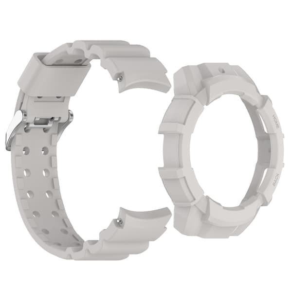 Samsung Galaxy Watch Armor Case & Rem Sæt Samsung Galaxy Watch 7 40mm Grå 40 mm