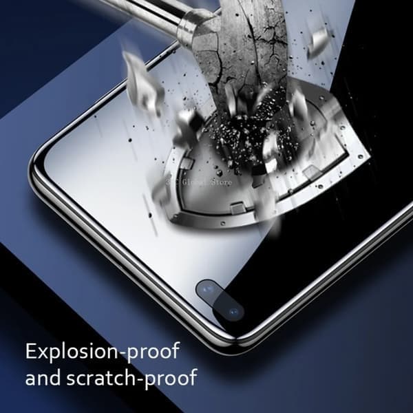 Skærmbeskytter til Huawei P40, Sort Huawei P40 Black