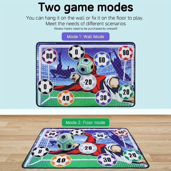 Fotbollsmål-kastspel för barn utomhus