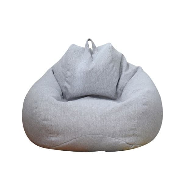 Inomhus Utomhus Vuxen Sittsäck Gamingstol Extra Stor Sittsäcksöverdrag, Ljusgrå, Storlek M LightGray M