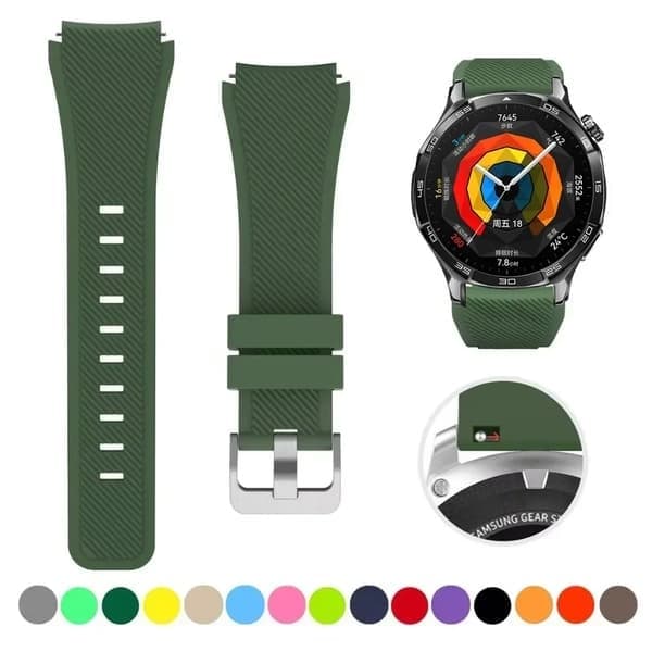 Silikonarmband för Amazfit GTR 47mm, 5 Vit 5 White Amazfit GTR 47mm