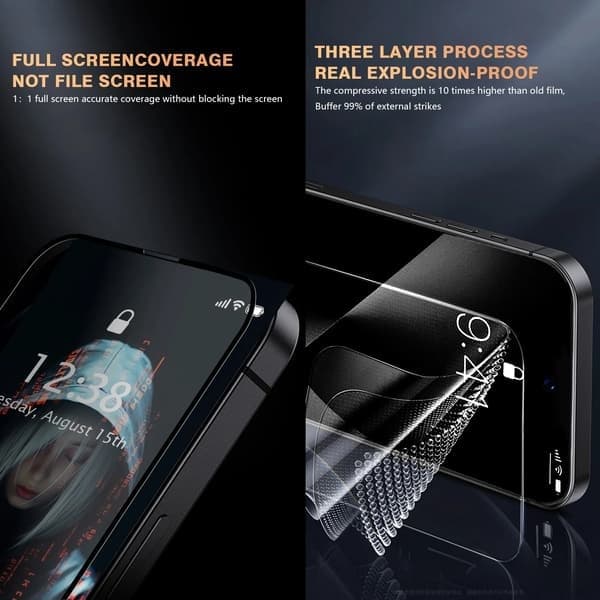 Skærmbeskyttelse til Samsung Galaxy S25 Plus, Privacy, 4 stk. S25 Plus 4PCS