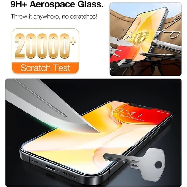 Skärmskydd för iPhone 16, Privacy, 3-pack 3PC For iPhone 16