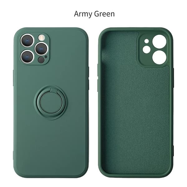 Silikonskal för iPhone 11 Pro, Magnetiskt, Stöttåligt, Mörkgrönt Dark Green For IPhone11Pro
