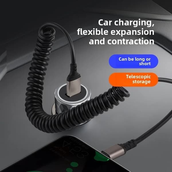 25 cm til 1 M billadekabel, 6A hurtigladekabel, USB-C til USB-C datakabel, kompatibel med iPhone 15