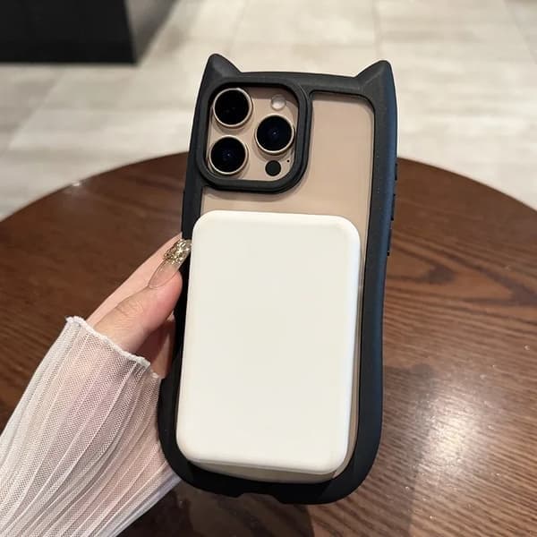 Gjennomsiktig telefondeksel til iPhone 11, MagSafe-kompatibel, støtsikker, PC, grå Gray For iphone 11