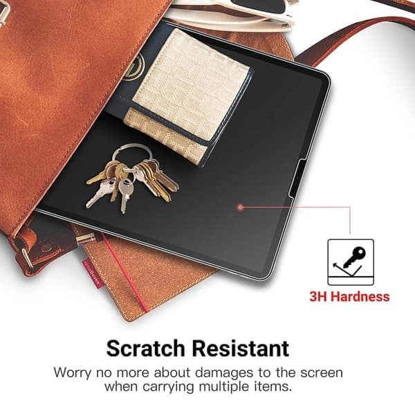 3-pack pappersliknande skärmskydd kompatibelt med iPad Pro 11 12.9, iPad 10:e generationen 2022, 10.2 9:e, 8:e, 7:e generationen, Mini 2 3 mini 2 3