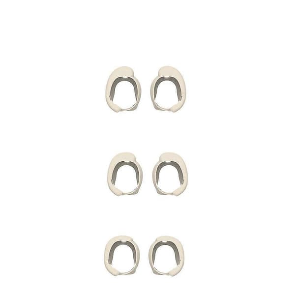3 par erstatningsøreproppdeksler ørehetter for Bose QuietComfort Earbuds II / Ultra Earbuds white
