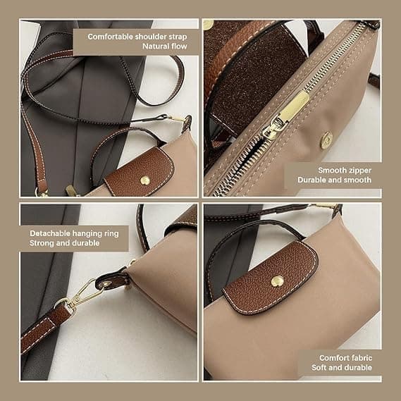 Mode Mini Crossbody Väska Handväskor Plånböcker med Justerbar Rem för Kvinnor Dam Axelväska