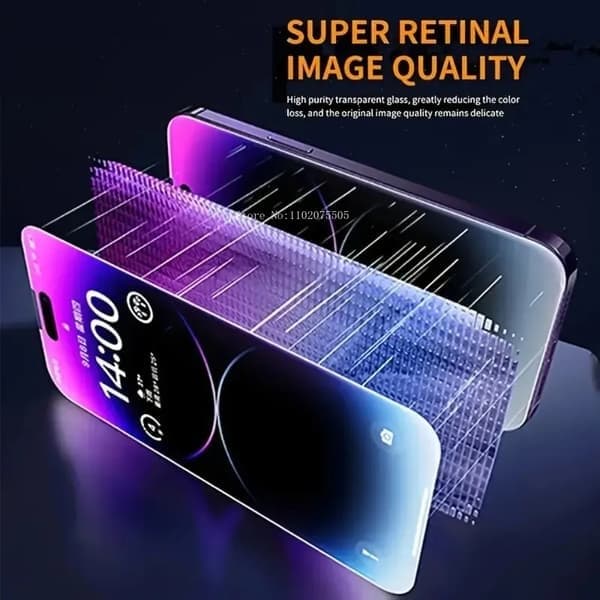 Hærdet glas skærmbeskytter til iPhone 16, High Definition iPhone 16 High Definition