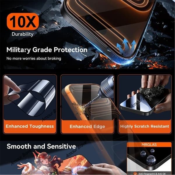 Skærmbeskyttelse til iPhone 11 Pro Max, 5 stk. iPhone 11 Pro Max 5 Pieces