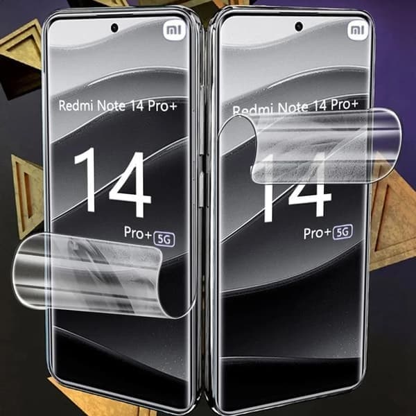 4 st Hydrogelfilm kompatibel med Xiaomi Redmi Note 14 Pro Plus 13 12 11 Skärmskydd Redmi 14C, Redmi Note 11E Pro, 4 st hydrogelfilmer Redmi note 11E pro 4pcs hydrogel films