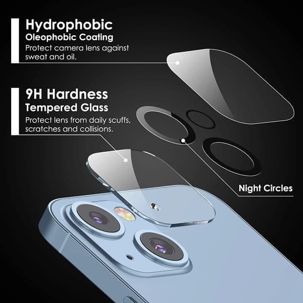 Näytönsuoja iPhone 15 Pro Max -puhelimelle, Night Circle 3 kpl Iphone 15 Pro Max Night Circle 3PCS