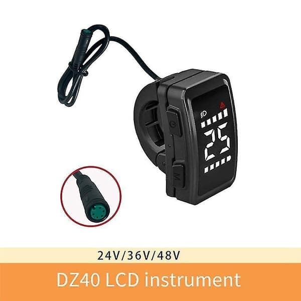 E-Bike Display DZ40 Skærmdisplay til centermotor BBS01 02 HD Elcykeldele