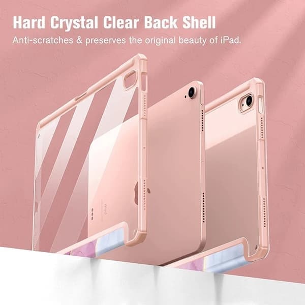 Smart PU-fodral kompatibelt med iPad Air 4:e 5:e iPad 10:e 10.9 Fodral kompatibelt med iPad Pro Air 11:e 11 7:e 8:e 9:e, GRÅ, iPad Air 5:e 10.9 GRAY iPad air 5th 10.9