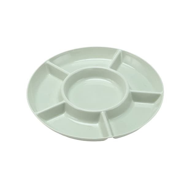 6-facks förvaringsbricka Fruktfat för snacks Aptitretare Servering Beige Beige
