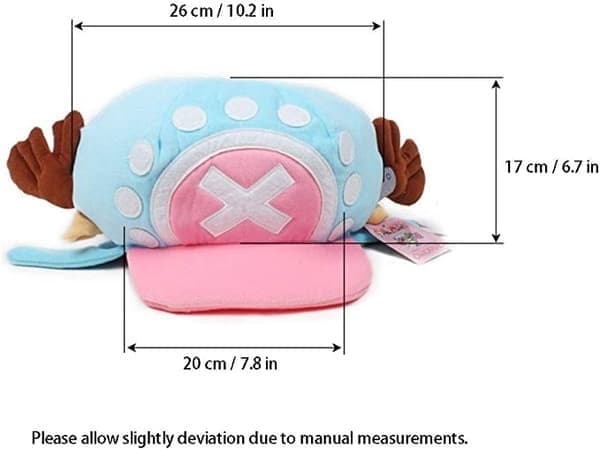 Anime One Piece Tony Chopper Cosplay Hatt Solhatt