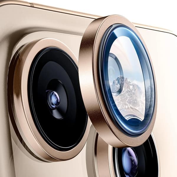 Desert Titanium hærdet glas kameralinsebeskyttelse kompatibel med iPhone 16 Pro Max 15 Plus 14 16Pro 16Plus, Sort, til iPhone 14 Plus black For iPhone 14 Plus