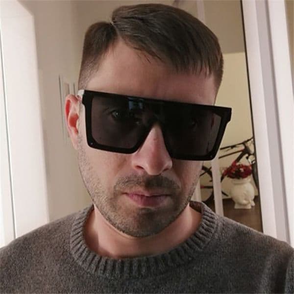 Trendy Store Buede UV400 Solbriller Street Shot Solbriller, Sort-Grå Gradient Black-Gradient Gray