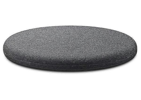 Stolsdyna, rund sittdyna i memoryskum, svankstödskudde för stol, S, ljusgrå S light grey