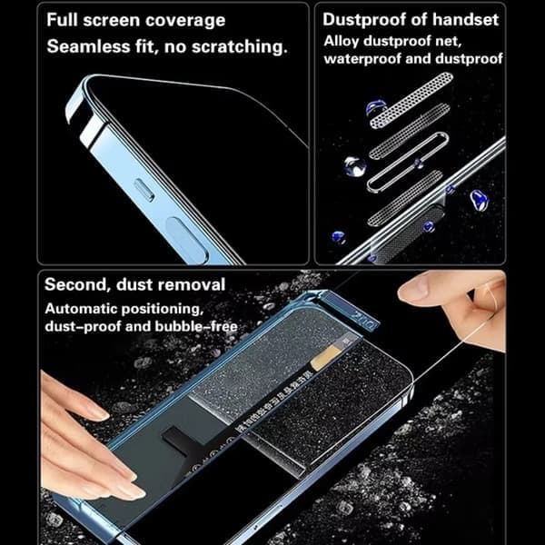 Karkaistu lasinen näytönsuoja iPhone 15 Pro -puhelimelle, 2 kpl For iPhone 15 Pro 2 pieces