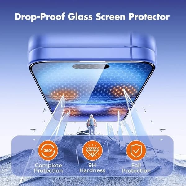 Herdet glass skjermbeskytter for iPhone 17, High Definition iPhone17 High Definition
