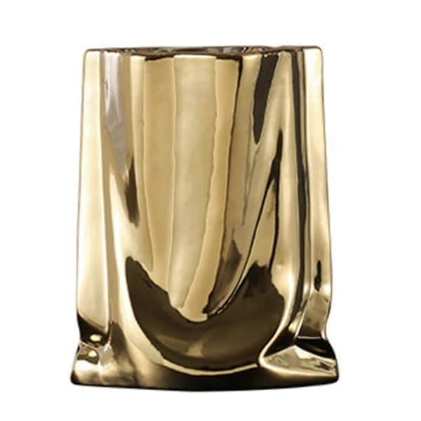 Keramisk blomvas Stor kapacitet Guld & Silver Centerpiece Vas för Hem Modern Bondgårdsdekor, Guld, Extra Stor Gold Extra large