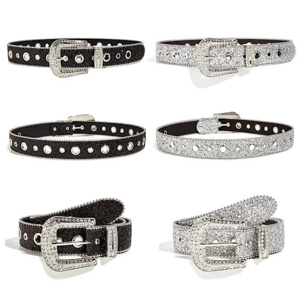 Rhinestone bælte taljebånd, himmelblå sky blue
