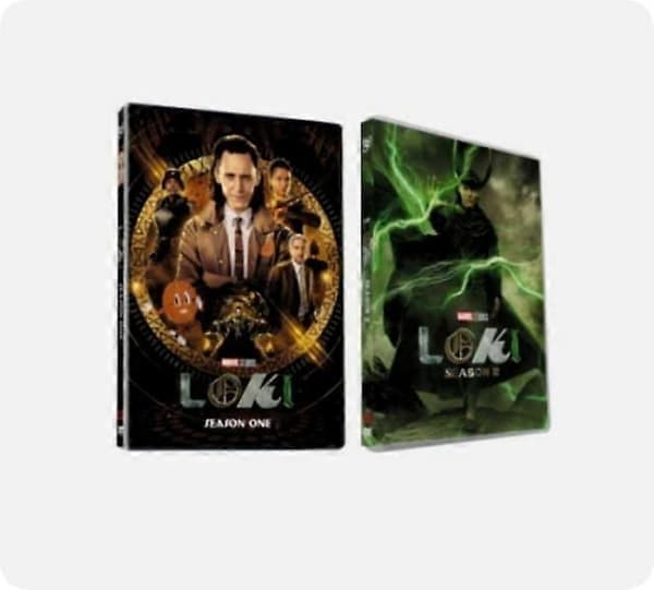 Loki sæson 1-2 (2023) DVD 4-disc engelsk boksæt