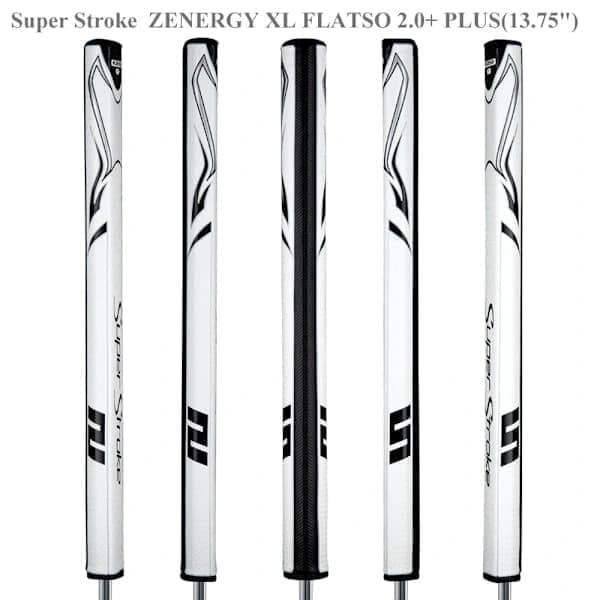 SuperStroke Golf Zenergy Flatso 13\" 2.0 Grepp Vit/Svart