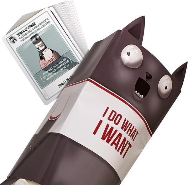 Exploding Kittens Barking Kittens expansionspaket, Exploding Kittens, kortspel för vuxna, tonåringar och barn, roligt familjespel