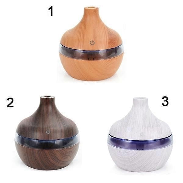 USB Luftfukter Elektrisk Aroma Diffuser med 7 LED-lys, Blå Blue