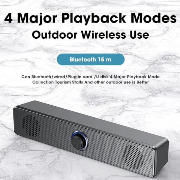 Bluetooth-højttaler Surround Soundbar Computerhøjttalere til TV Soundbar Box