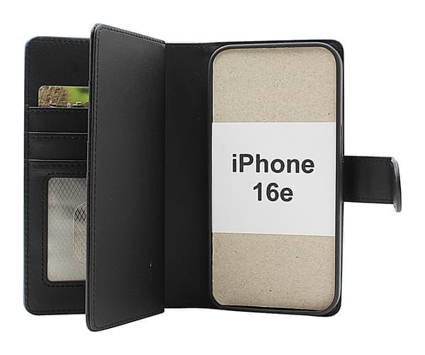 Skimblocker iPhone 16e XL Magnetisk Plånboksfodral CJY, Mörkblå Mörkblå