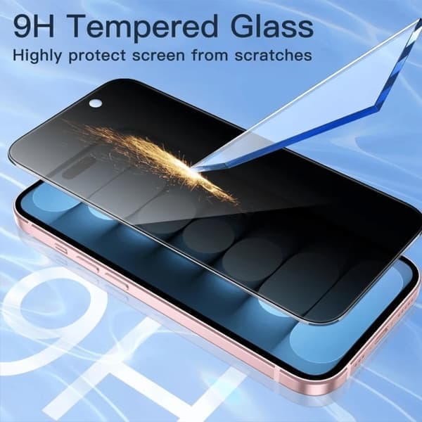 Skjermbeskytter for iPhone 17 Pro Max, innsynsbeskyttelse iPhone17 Pro Max Anti Peeping