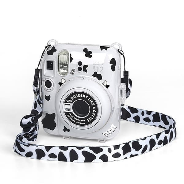 Fujifilm Instax Mini 12 läpinäkyvä suojakotelo, musta Black