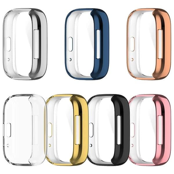 Klockfodral med skärmskydd för Xiaomi Redmi Watch 3 Active, Silver Sliver Redmi Watch 3 Active