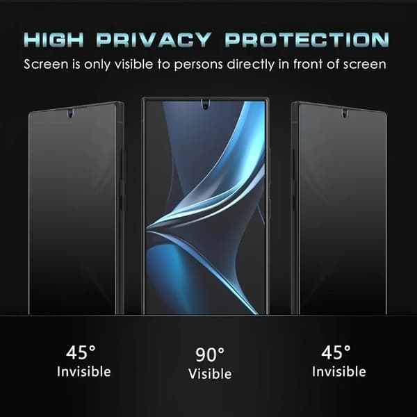 Personvernskjermbeskytter for Galaxy Note10+, anti-innsyn Galaxy Note10+ Anti Peeping