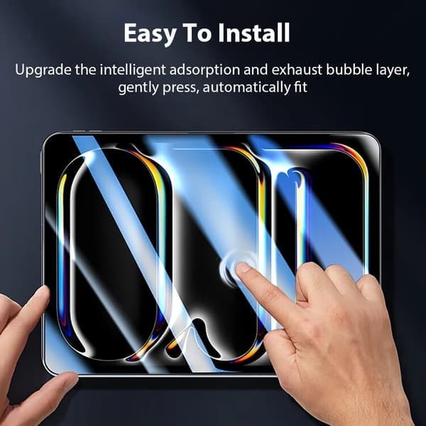 2 st skärmskydd i härdat glas kompatibla med iPad Pro 13 12.9 M4 Air 11 M3 M2 5 4 Mini 6 7 9 9:e 10 10:e, 5:e 6:e 2017 2018 5th 6th 2017 2018