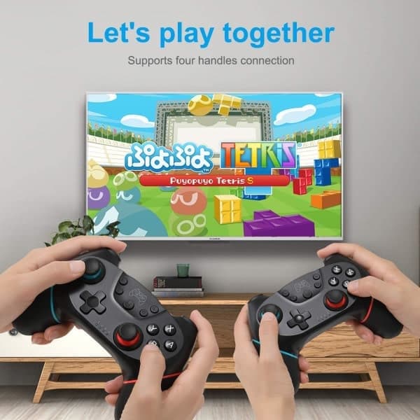 Switch-kontroll, kompatibel med Nintendo Switch-kontroll, med väckningsfunktion, trådlös Switch-kontroll