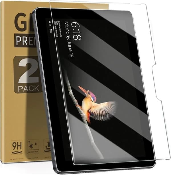 2 st skärmskydd i härdat glas kompatibla med Microsoft Surface Pro 4 5 6 7 8 9 X 12.3 Go 2 3 HD Clear, 2-pack Surface Pro 5 2PCS Surface Pro 5