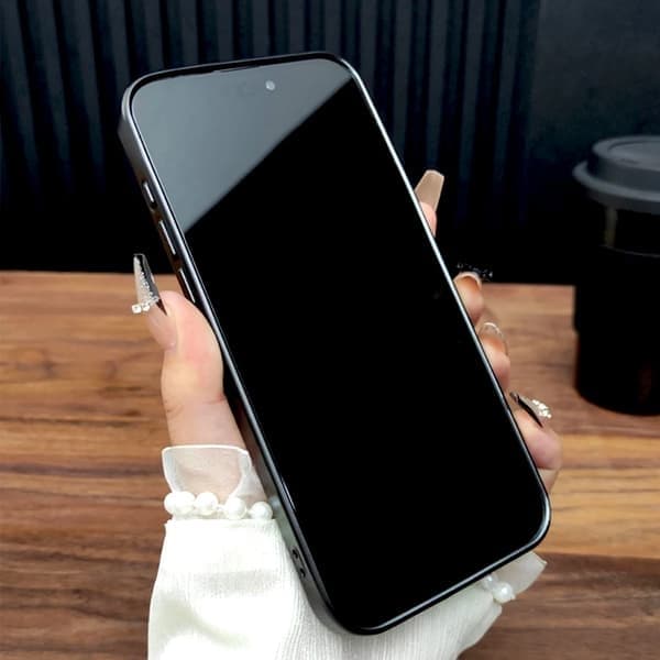 Genomskinligt mobilskal för iPhone 11 Pro Max, MagSafe-kompatibelt, Svart Black For iPhone11 Pro Max